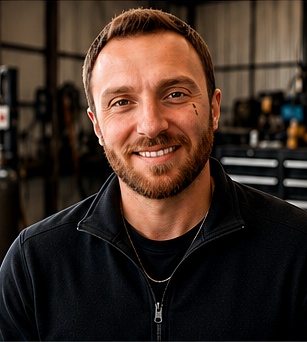 Brenton Fisher, founder and owner of Fisher Abrasive Solutions